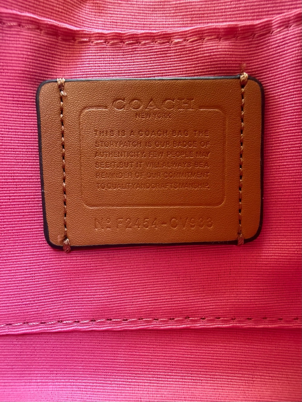 Coach powder pink Teri shoulder bag - Picture 7 of 7